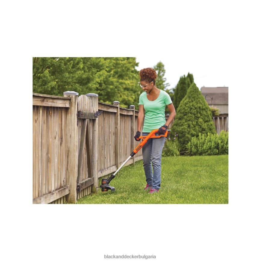 на открито бг BLACK+DECKER 20v макс. захранване 10 инча 2в1 комбиниран комплект безжичен тример за подстригване/метач V8R6ZD435