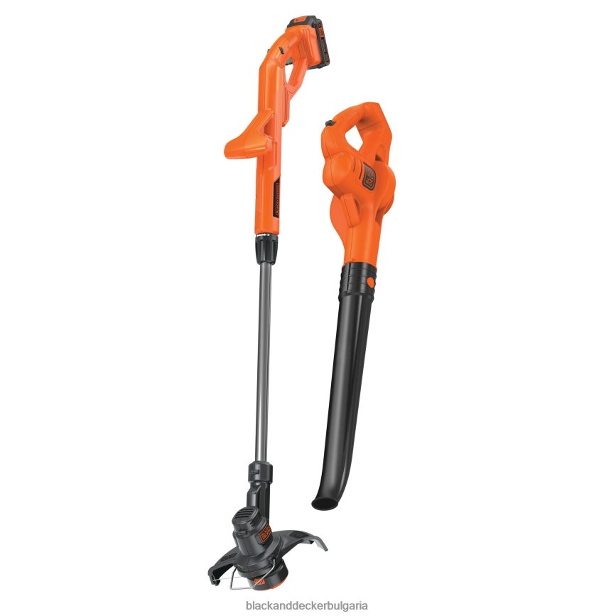 на открито бг BLACK+DECKER 20v макс тример за подстригване/острие и метачна машина комбиниран комплект 10 инча V8R6ZD434