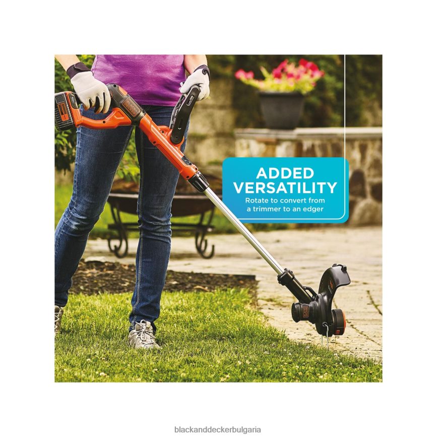 на открито бг BLACK+DECKER 40v макс тример за подстригване/острие и метачна машина комбо V8R6ZD440