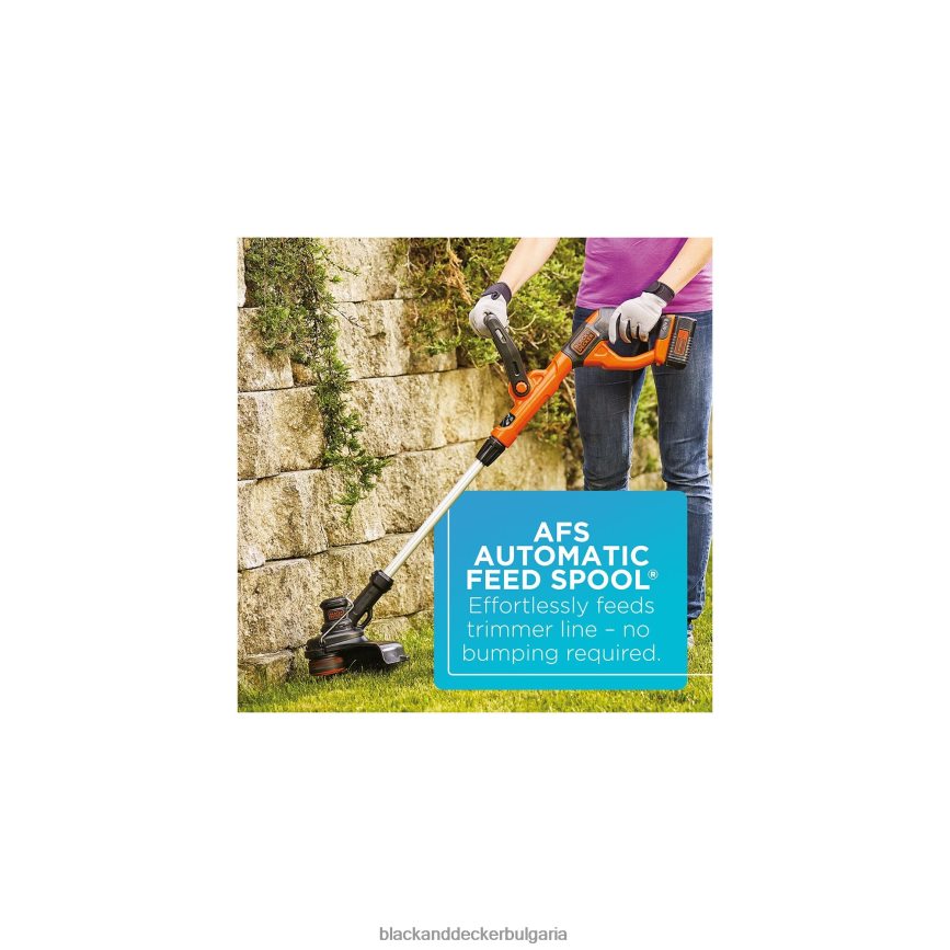 на открито бг BLACK+DECKER Комбиниран комплект литиево-струнен тример/чистачка с напрежение 40v V8R6ZD441