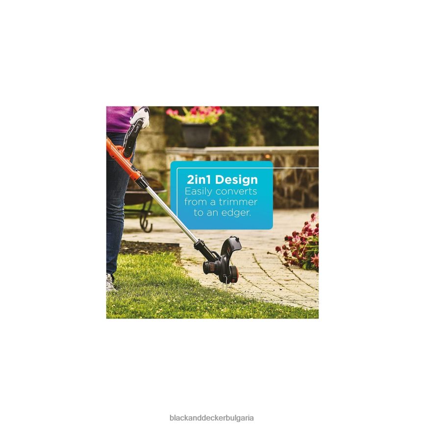 на открито бг BLACK+DECKER Комбиниран комплект литиево-струнен тример/чистачка с напрежение 40v V8R6ZD441