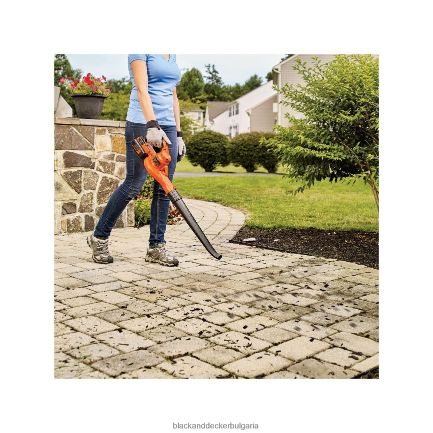 на открито бг BLACK+DECKER Комбиниран комплект литиево-струнен тример/чистачка с напрежение 40v V8R6ZD441