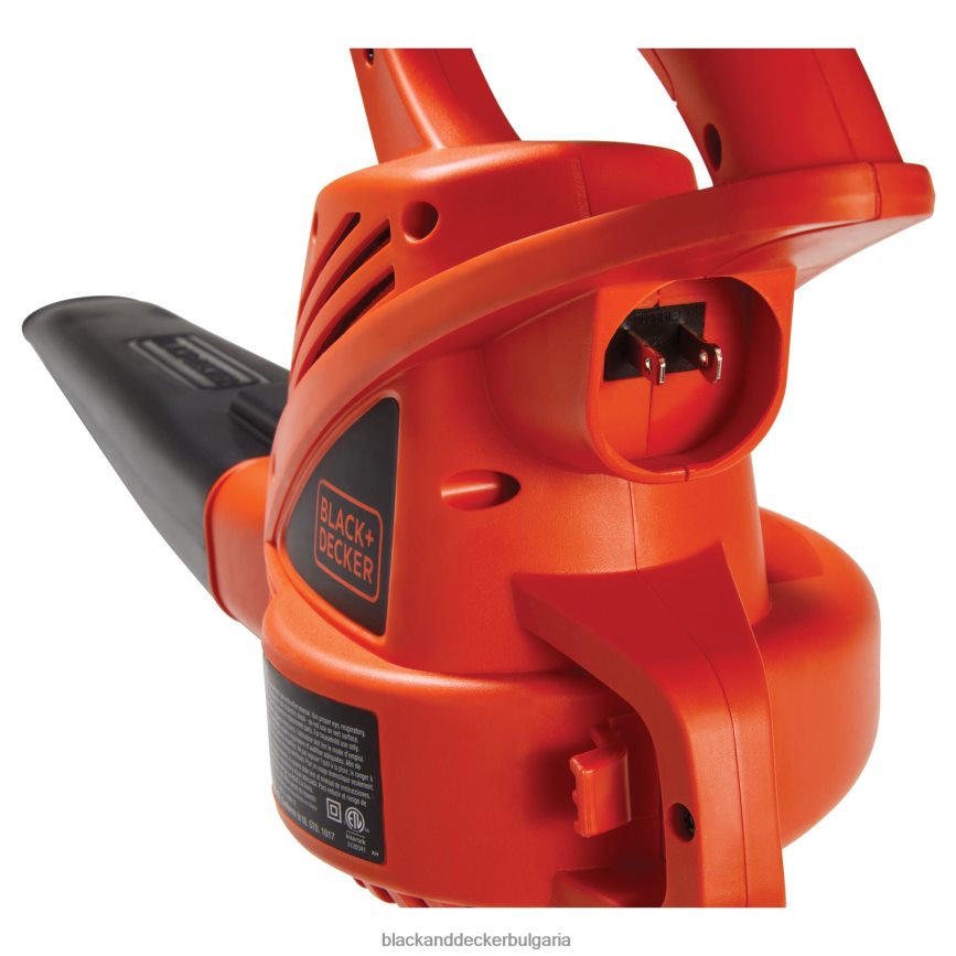 на открито бг BLACK+DECKER електрическа духалка за листа 7-ампер V8R6ZD444