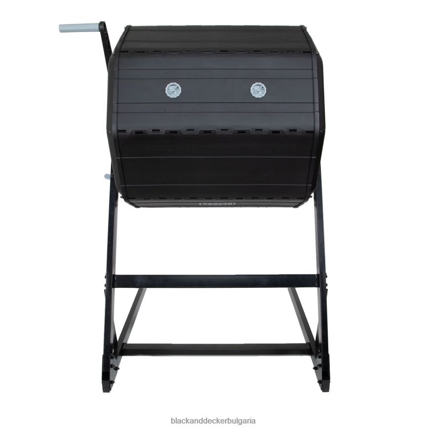на открито бг BLACK+DECKER двукамерен барабанен компостер 40 галона V8R6ZD410