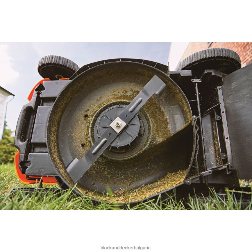 на открито бг BLACK+DECKER електрическа косачка 13 ампера с кабел V8R6ZD417