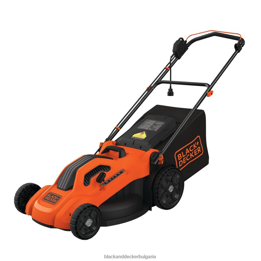 на открито бг BLACK+DECKER електрическа косачка 13 ампера с кабел V8R6ZD417