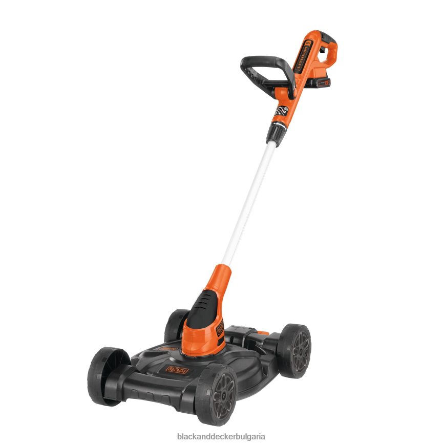 на открито бг BLACK+DECKER 20v max литиева 12-инчова компактна косачка 3 в 1 V8R6ZD414