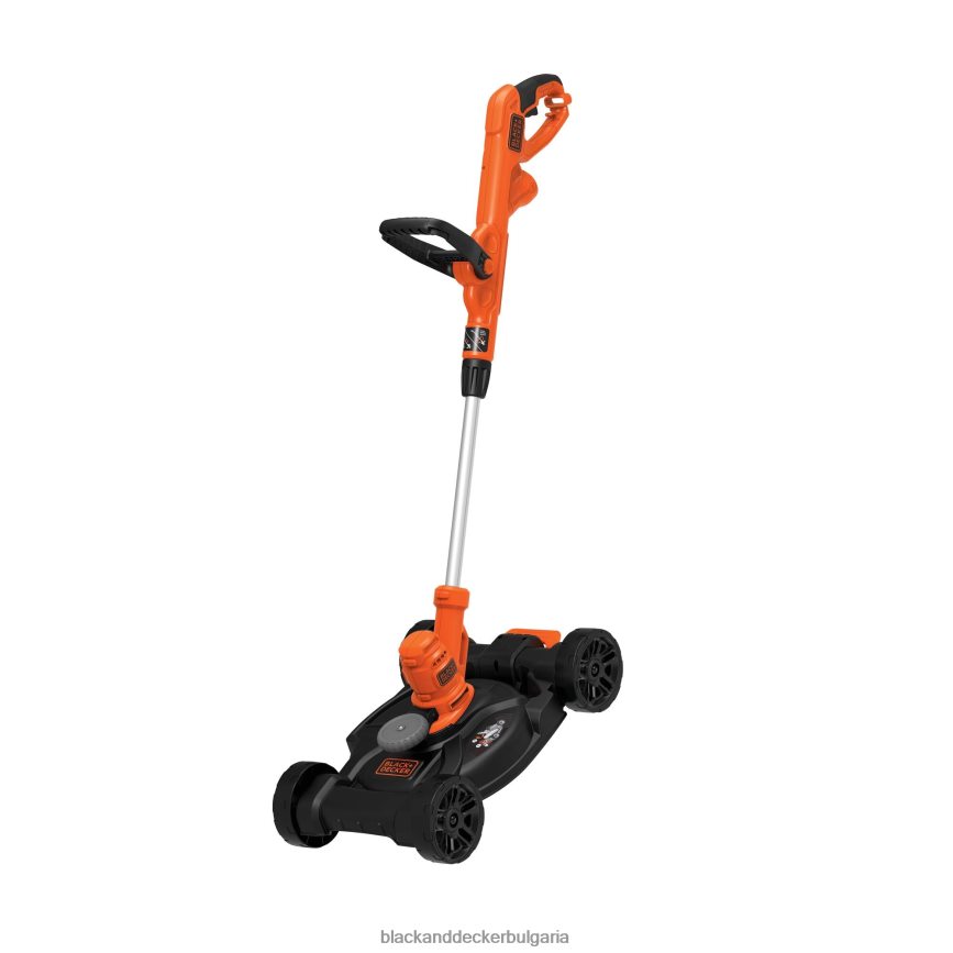 на открито бг BLACK+DECKER електрическа косачка за косене на коси за косене на коси 3 в 1 с кабел V8R6ZD415