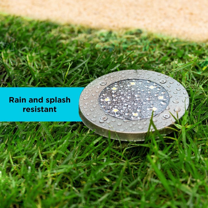 на открито бг BLACK+DECKER външна соларна дискова лампа - 8 бр V8R6ZD458