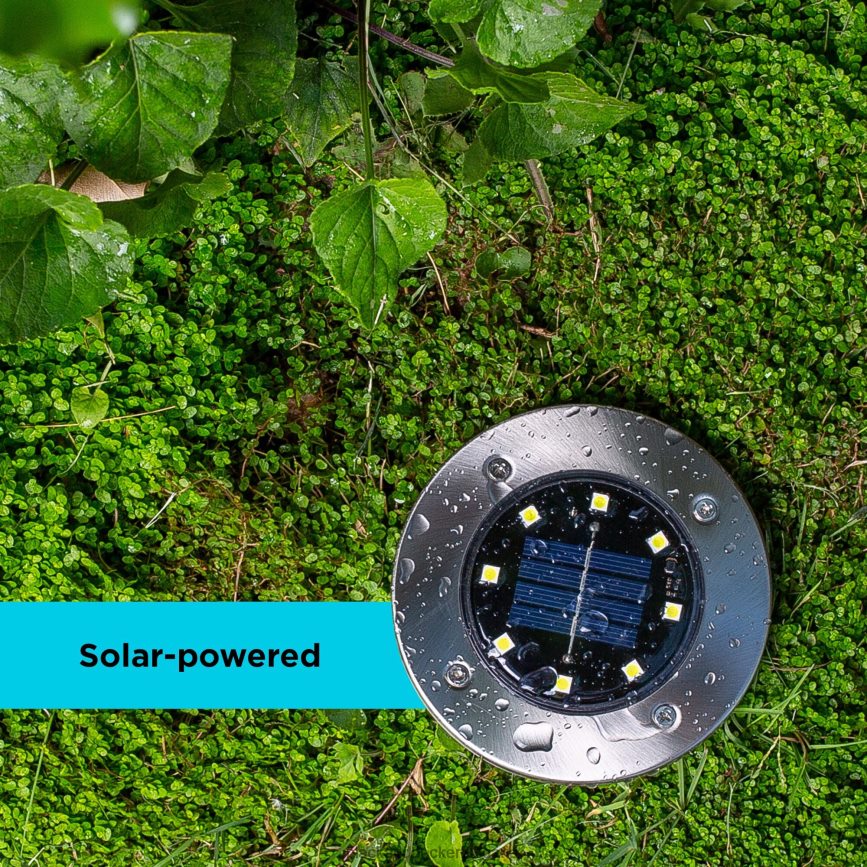 на открито бг BLACK+DECKER външна соларна дискова лампа - 8 бр V8R6ZD458