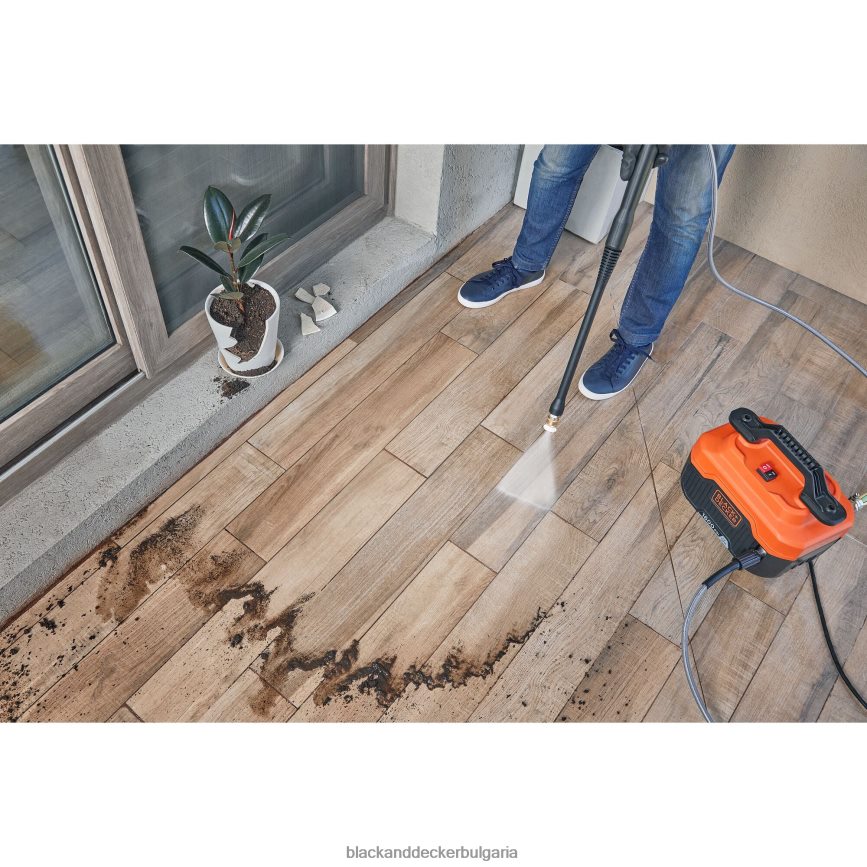 на открито бг BLACK+DECKER 1600-psi 1,2-gpm перална машина под налягане V8R6ZD470