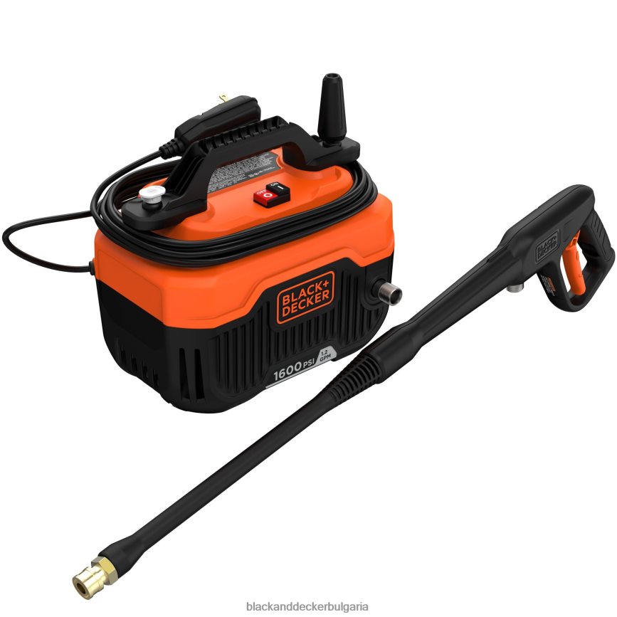 на открито бг BLACK+DECKER 1600-psi 1,2-gpm перална машина под налягане V8R6ZD470
