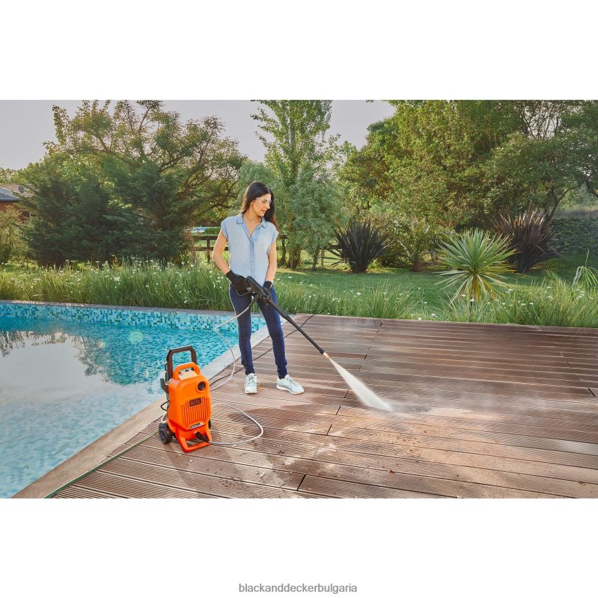 на открито бг BLACK+DECKER 1850 psi 1,2 gpm перална машина под налягане V8R6ZD472