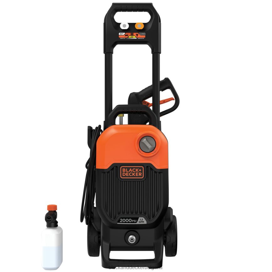 на открито бг BLACK+DECKER 2000 psi 1,2 gpm перална машина под налягане V8R6ZD473