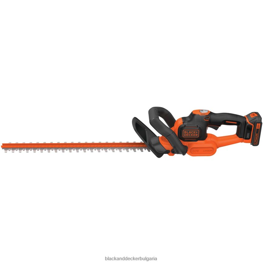 на открито бг BLACK+DECKER 20v максимум литиев 22-инчов тример за жив плет V8R6ZD514