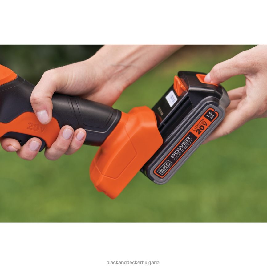 на открито бг BLACK+DECKER 20v макс захранване 3/8 инча комплект безжични ножици за храсти V8R6ZD511