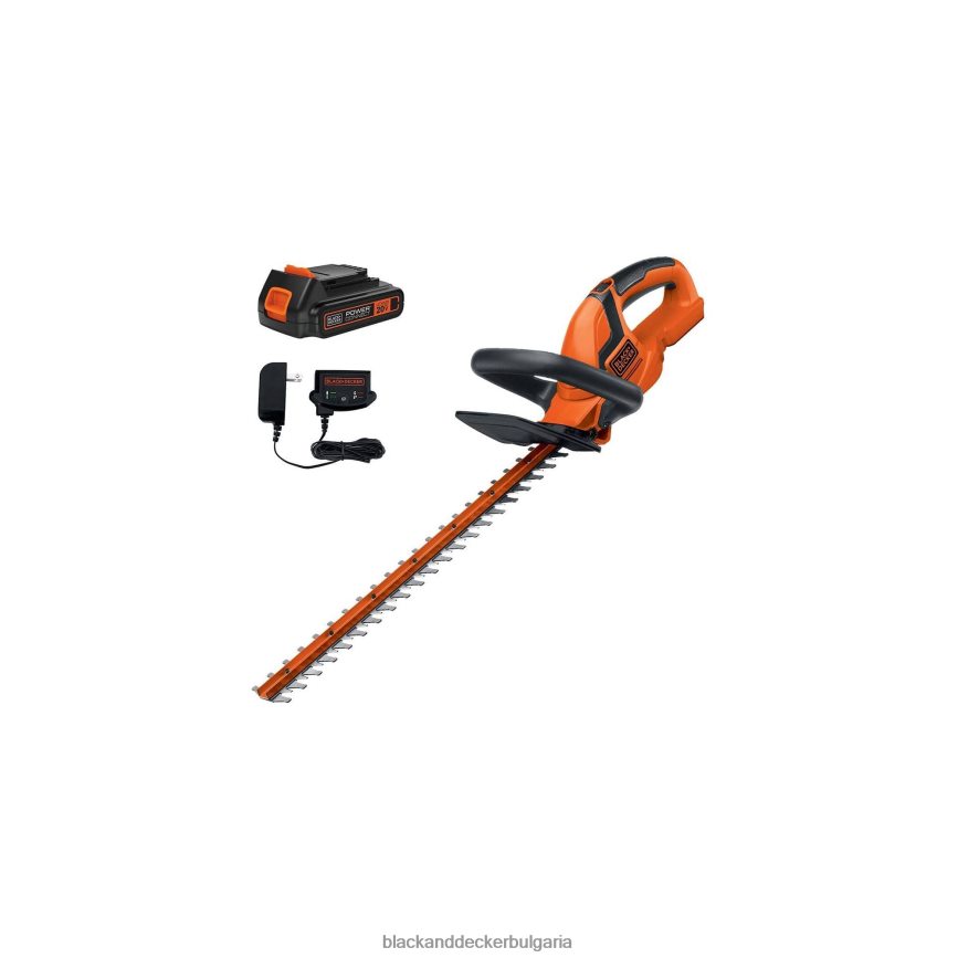 на открито бг BLACK+DECKER 20v max акумулаторна ножица за жив плет 22 инча V8R6ZD505