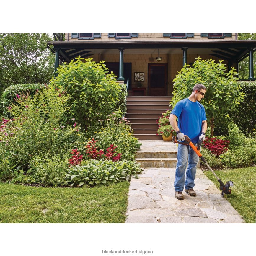 на открито бг BLACK+DECKER 20v max тример за лесно подаване V8R6ZD480
