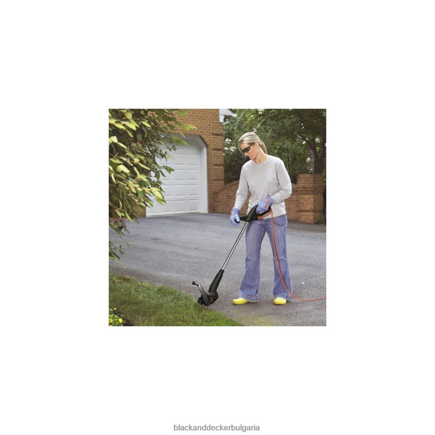 на открито бг BLACK+DECKER 3,5 ампера 12-инчов електрически тример/кант V8R6ZD519