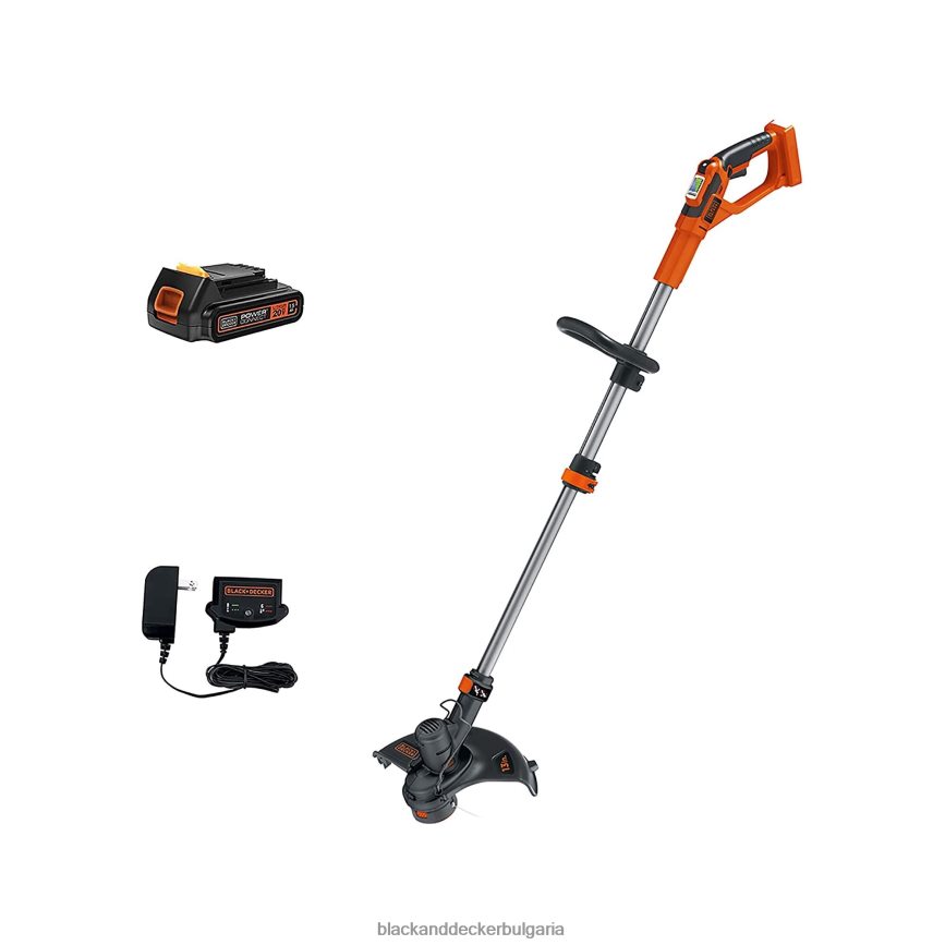 на открито бг BLACK+DECKER 40v макс. 13 инча 2 в 1 акумулаторен тример/острие за кантове с кабел powercommand комплект V8R6ZD487