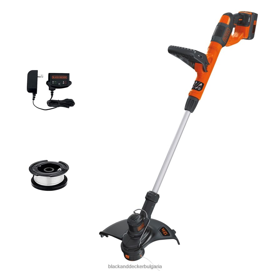 на открито бг BLACK+DECKER 40v максимум литиев тример с струни V8R6ZD485
