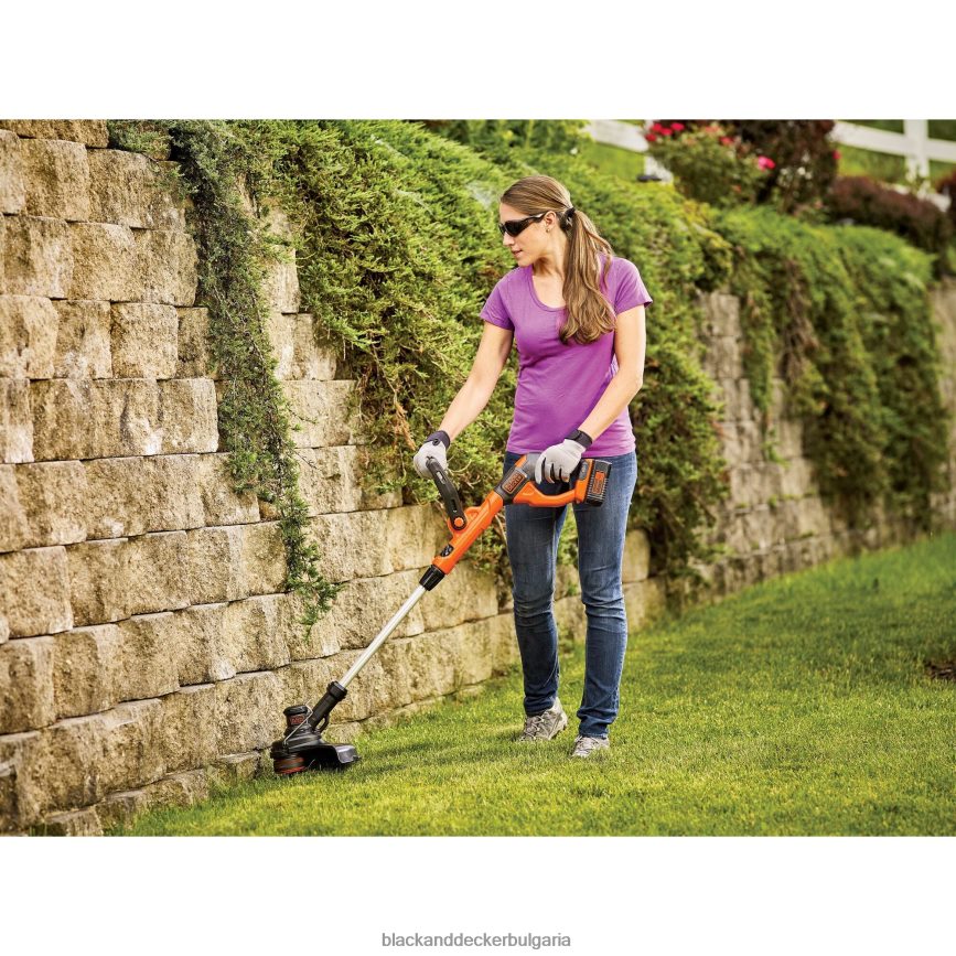 на открито бг BLACK+DECKER 40v максимум литиев тример с струни V8R6ZD485