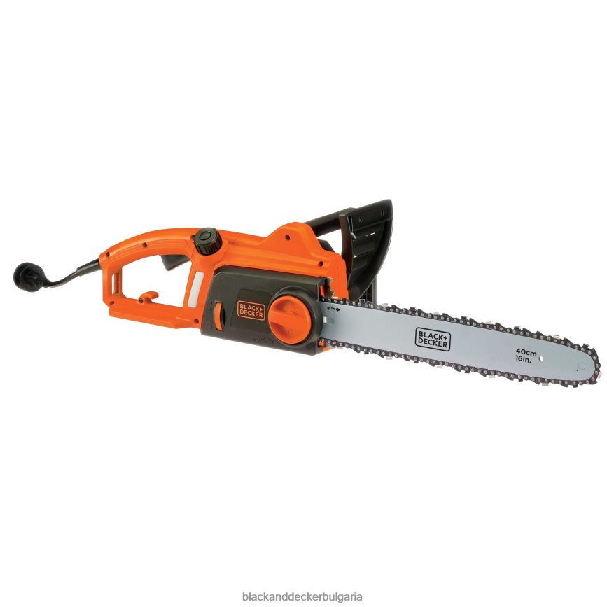 на открито бг BLACK+DECKER електрически верижен трион 16 инча 12 ампер V8R6ZD393