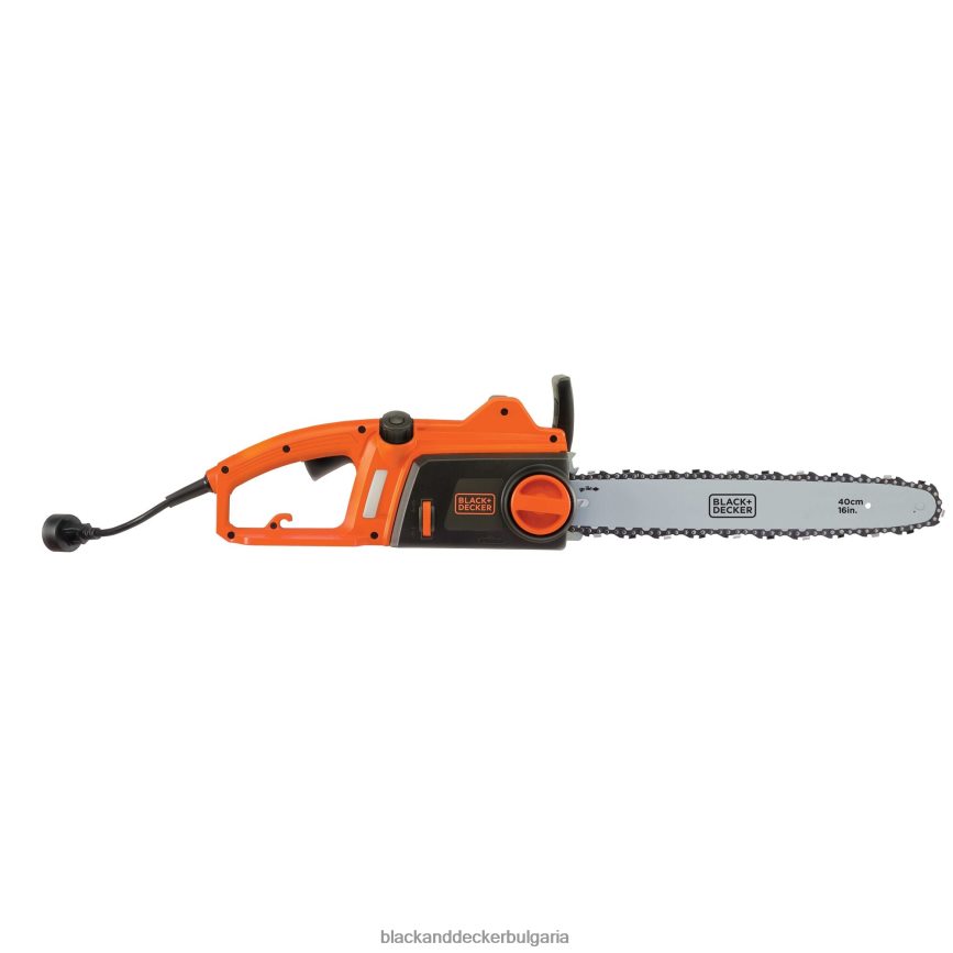 на открито бг BLACK+DECKER електрически верижен трион 16 инча 12 ампер V8R6ZD393