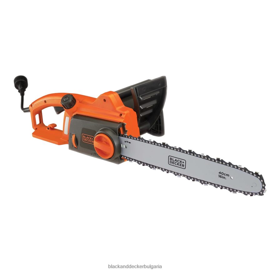на открито бг BLACK+DECKER електрически верижен трион 16 инча 12 ампер V8R6ZD393