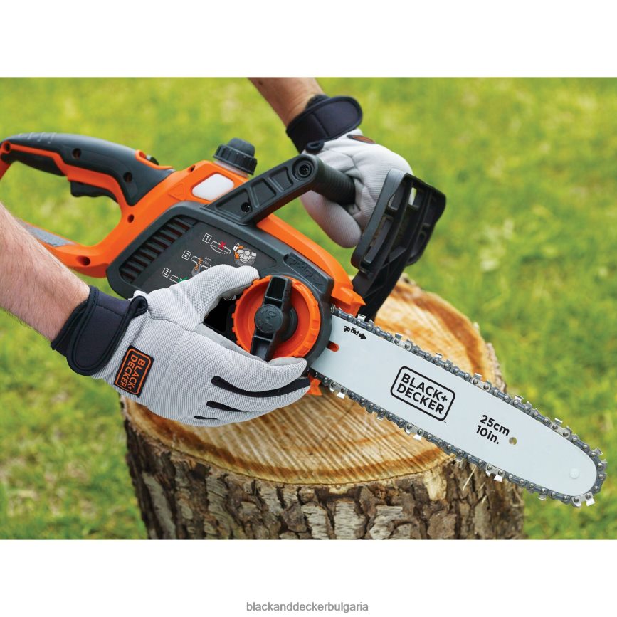 на открито бг BLACK+DECKER 20v макс. комплект безжични верижни триони 10 инча V8R6ZD388