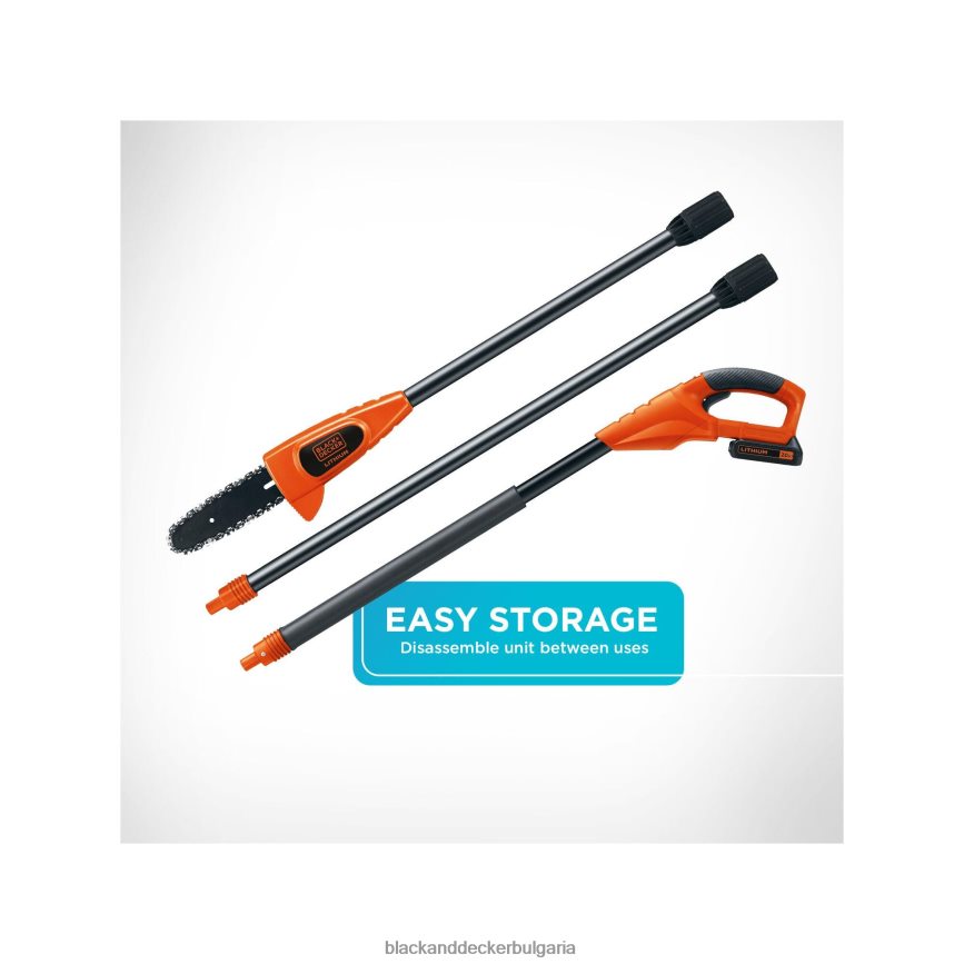 на открито бг BLACK+DECKER 20v макс. 8-инчов безжичен трион V8R6ZD395