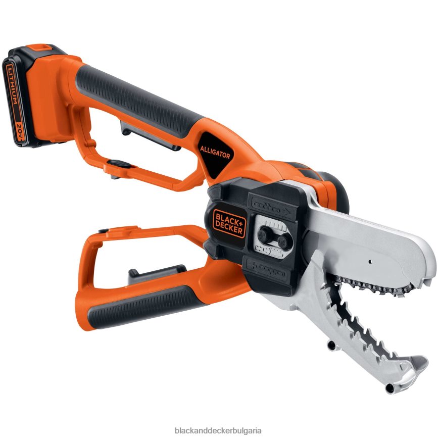 на открито бг BLACK+DECKER 20v max безжичен верижен трион резачка за алигатори V8R6ZD404