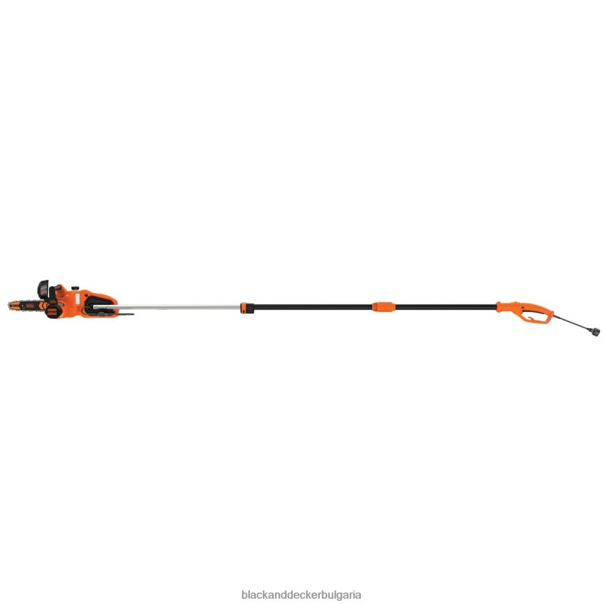 на открито бг BLACK+DECKER 8 ампера 10 инча 2-в-1 електрически стълбов верижен трион V8R6ZD399