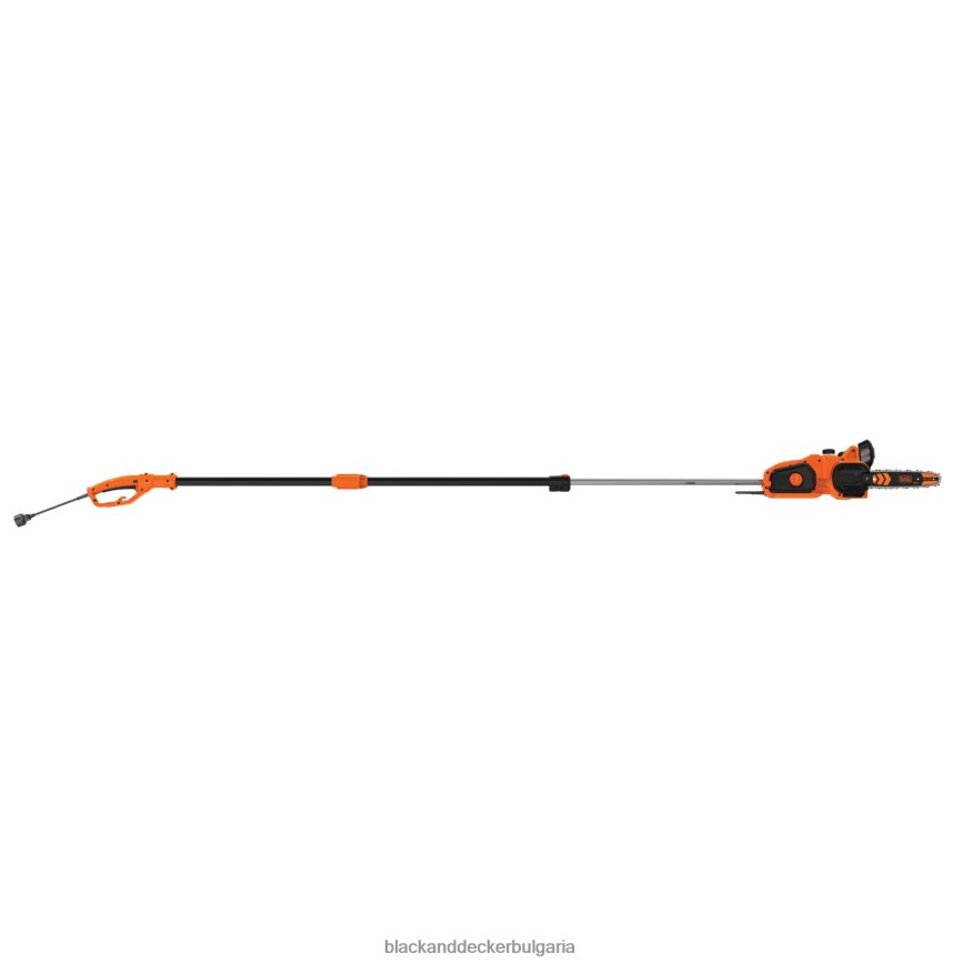 на открито бг BLACK+DECKER 8 ампера 10 инча 2-в-1 електрически стълбов верижен трион V8R6ZD399