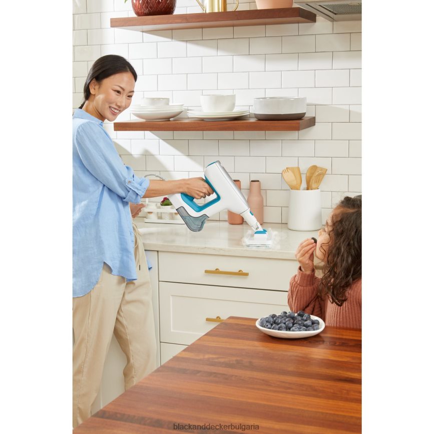почистване бг BLACK+DECKER многофункционална система за почистване с пара с 6 приставки V8R6ZD107