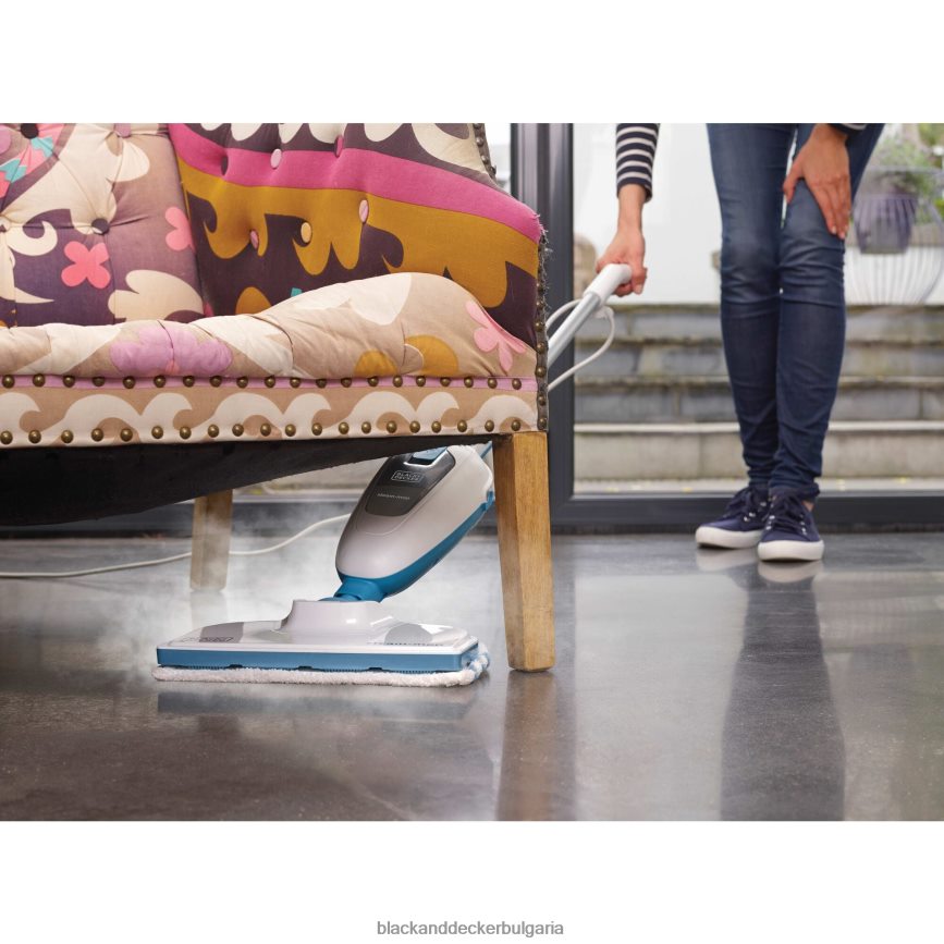 почистване бг BLACK+DECKER парна машина бяла V8R6ZD109