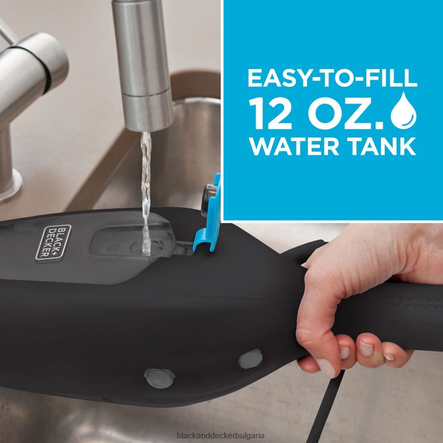 почистване бг BLACK+DECKER класическа парна машина V8R6ZD112
