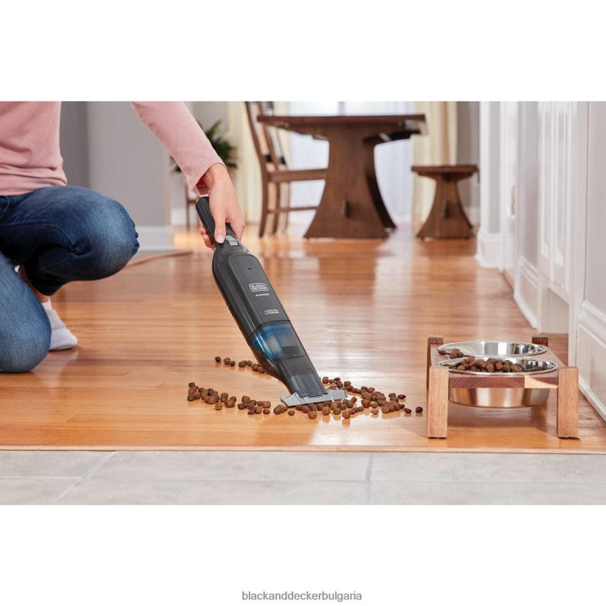 почистване бг BLACK+DECKER 12v макс. прахоуловител, безжична ръчна прахосмукачка Advancedclean със зарядно устройство, филтър и четка за процепи V8R6ZD13