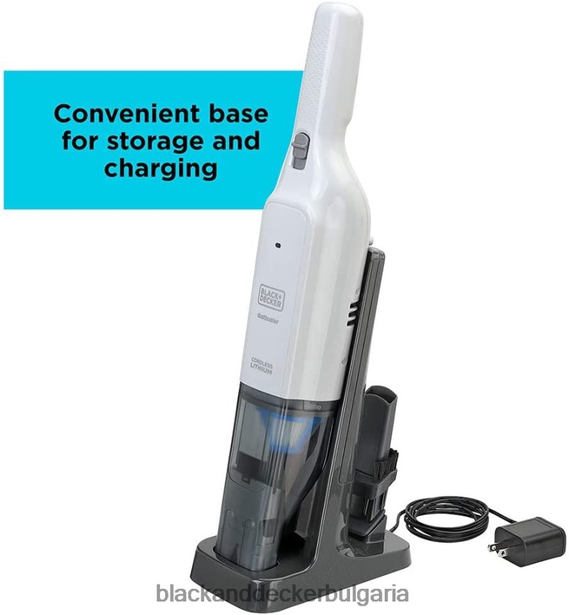 почистване бг BLACK+DECKER 12v макс. ръчна вакуумна безжична прахоуловител advancedclean с основно зарядно устройство V8R6ZD25