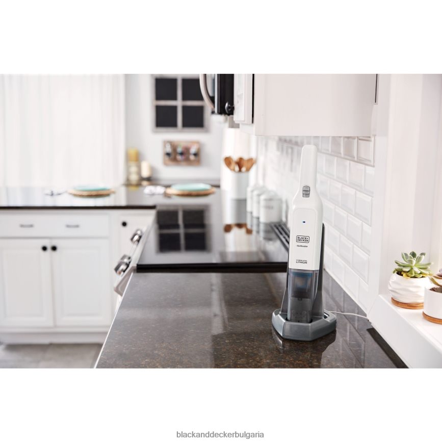 почистване бг BLACK+DECKER 12v макс. ръчна вакуумна безжична прахоуловител advancedclean с основно зарядно устройство V8R6ZD25