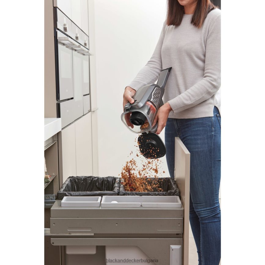 почистване бг BLACK+DECKER 16v максимум прахоуловител Advancedclean ръчна прахосмукачка V8R6ZD43