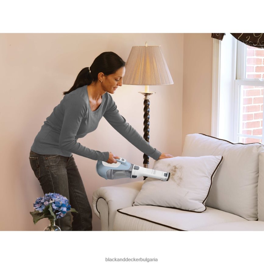 почистване бг BLACK+DECKER Безжична ръчна прахосмукачка 16v max със зарядно устройство за стенен монтаж и инструмент за четка V8R6ZD14