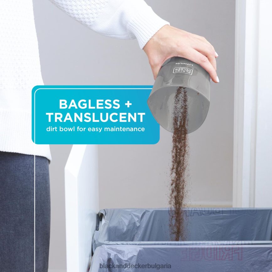 почистване бг BLACK+DECKER ръчна прахосмукачка 2ah мощност бяла V8R6ZD8