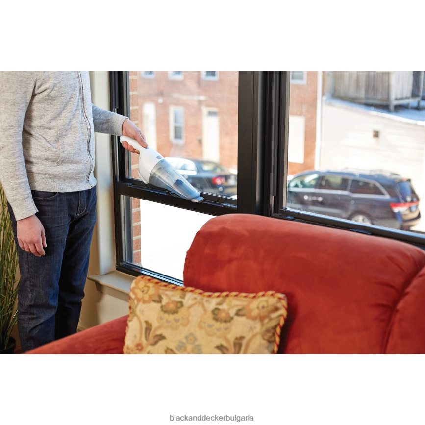 почистване бг BLACK+DECKER ръчна прахосмукачка 2ah мощност бяла V8R6ZD8
