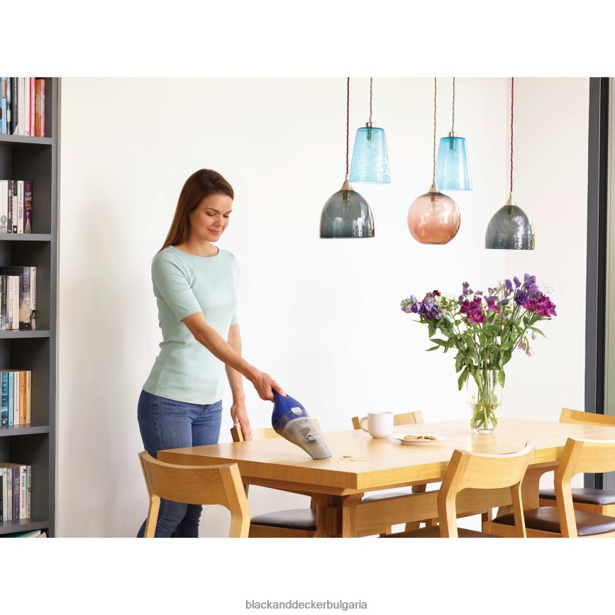 почистване бг BLACK+DECKER 3.6v max 1.5ah безжичен ръчен вакуум кобалт V8R6ZD40