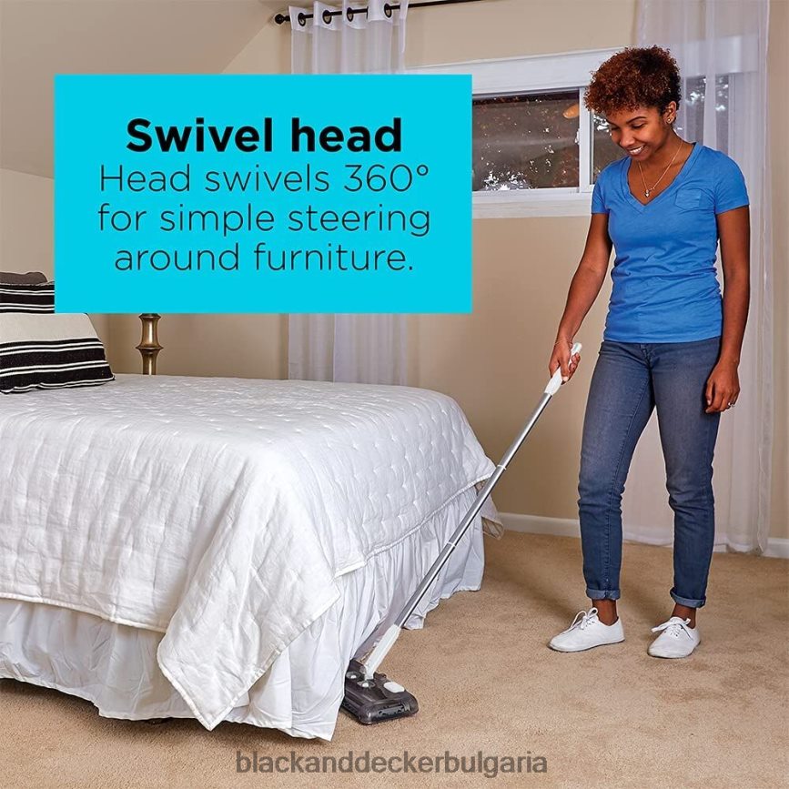 почистване бг BLACK+DECKER чистач на пода 50 минути време на работа V8R6ZD99