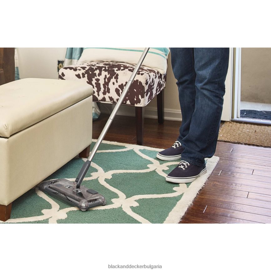 почистване бг BLACK+DECKER машина за почистване на пода сива V8R6ZD100