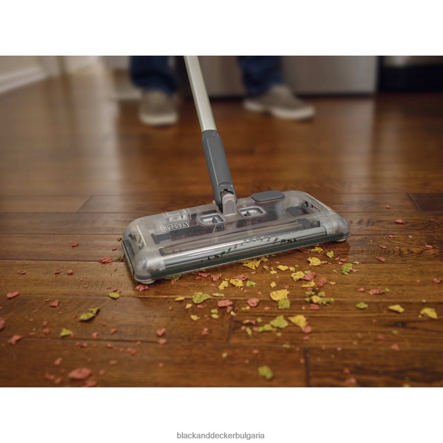 почистване бг BLACK+DECKER машина за почистване на пода сива V8R6ZD100