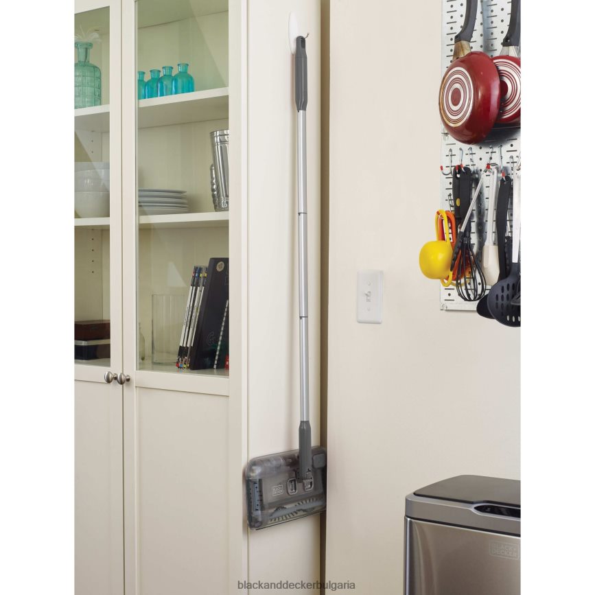 почистване бг BLACK+DECKER машина за почистване на пода сива V8R6ZD100