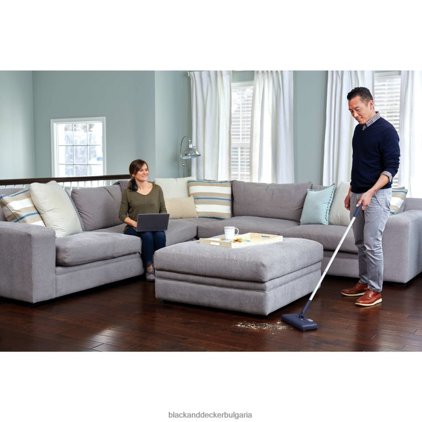 почистване бг BLACK+DECKER електрометачка за подове V8R6ZD104
